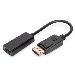 DisplayPort adapter cable, DP - HDMI type A M/F, 0.15m,w/interlock, DP 1.1a compatible, CE black