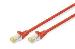 Patch cable - CAT6a - S/FTP - Snagless - Cu - 5m - red