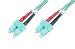 Fiber Optic Patch Cord, SC to SC Multimode 50/125 æ, Duplex Length 1m Class OM3