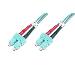 Fiber Optic Patch Cord, SC to SC Multimode 50/125 æ, Duplex Length 3m Class OM3
