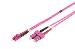 Fiber Optic Patch Cord, LC to SC Multimode OM4 - 50/125 æ, Duplex, color RAL4003, Length 5m