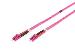 Fiber Optic Patch Cord, LC to LC Multimode OM4 - 50/125 æ, Duplex, color RAL4003, Length 5m