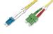 Fiber Optic Patch Cord SC (APC) to LC (PC), Singlemode 09/125 æ, Duplex Length 3m
