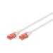 Patch cable - CAT6 - U/UTP - Snagless - Cu - 3m - white
