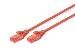 Patch cable Copper conductor - CAT6 - U/UTP - Snagless - 5m - red