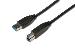 USB 3.0 connection cable, type A - B M/M, 2m USB 3.0 conform Black (AK-300115-018-S)