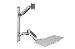 Flexible wall mount forworkspaces for Monitor+Keyboard (DA-90354)