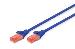 Patch cable Copper conductor - CAT6 - U/UTP - Snagless - 3m - Blue