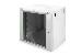 Wall mounting cabinet - 12U 638.40x600x45mm, White (RAL 7035)