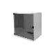 12U wall mounting cabinet, SoHo, unmounted 595x540x400 mm, color grey (RAL 7035)
