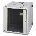 16U wall mounting cabinet, double sectioned 820x600x600mm, color grey (RAL 7035)