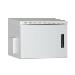 wall mounting cabinet, 16U outdoor, IP55 891x600x600mm, grey (RAL 7035)