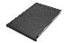 Sliding Shelf for 1000 mm depth cabinets vented, color black (RAL 9005), up to 65 kg, 50x483x720 mm