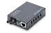 Media Converter, Multimode 10/100Base-TX to 100Base-FX, Incl. PSU ST connector, Up to 2km