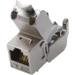 CAT6A Keystone Jack shielded, tool free connection