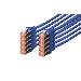 Patch cable - CAT6 - S/FTP - Snagless - Cu - 1m - blue - 10pk