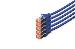 Patch cable - CAT6 - S/FTP - Snagless - Cu - 10m - blue - 5pk