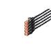 Patch cable - CAT6 - S/FTP - Snagless - Cu - 10m - black - 5pk