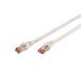 CAT6 S-FTP patch cable Cu LSZH AWG 27/7 length 1m - White