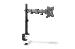 Single Monitor Desk Clamp Mount, black 45degree Swivel,45degree Tilt,rotate 360›,15"-27" TFT, max load 8Kg, VESA max 100x100