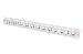 Modular Patch Panel for Keystone Jack 1U Rack Mount - Unloaded