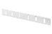 Fo Front Panel Quick Lock 6x Sc Dx Vertically Grey