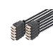 HDMI High Speed connection cable, type A M/M, w/Ethernet, UHD 60p, 2m black 10pk