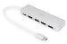 USB-C HUB 4-Port PD 4x USB 3.0, 1x PD Charging, Grey