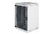 10in and 19in combi wall mounting cabinet 10U horizontal (10in), 5U vertical (19in), grey