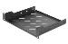 Shelf 1U 10in 44x254x200mm RAL 7035 Black