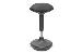 Standing Stool, height-adjustable, black