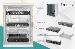 Network Set 10in-9U 312x300mm cabinet shelf PDU 8port  patchpanel