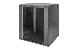 Wall mounting cabinet - 16U 789x600x600mm, black (RAL 9005)