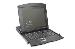 Modularized 43.2cm (19IN) HD TFT console with 1 port VGA. RAL 9005 black - GE keyboard
