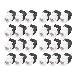 CAT6 Keystone Jack unshielded tool free connection 24 pcs set