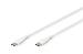USB-C Silicone charging cable USB-C - USB-C USB 2.0 60W - 50cm White