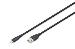 USB Silicone charging cable USB-A - Lightning USB 2.0 12W - 50cm black
