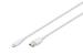 USB Silicone charging cable USB-A - Lightning USB 2.0 12W - 2m white