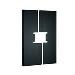 Mounting Component ( Rear Cover ) For LCD / Plasma Panel - Steel - Black - Screen
