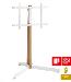Tvs 3695 Floorstand Oak & Steel