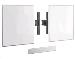 Rise A226 Whiteboard Set 65in Motorized Display Lift Stand & Trolley
