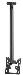 Display Ceiling Mount 360ø Turn (black) Ct242211b