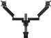 Momo 4237 Monitor Arm Motion Plus For 2 Monitors (black)