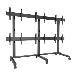 Fusion & Trade 3 X 2 Micro-adjustable Large Freestanding Video Wall 40& Quot - 55" Black Maximum