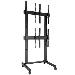 Fusion™ 2 X 2 Portrait Micro-adjustable Large Freestanding Video Wall Cart