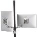 K2p Pole Mount Articulating Arms, Dual Monitors