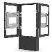 Chb2b Portrait Floor Kiosk 55in Black