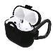 Headphone Case for Apple AirPods (4th gen) Black Crystal - black