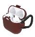 Headphone Case for Apple AirPods (4th gen) Well Red - brown