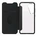 Galaxy S25 Case - React Series Folio - Black Crystal (Clear/Black)